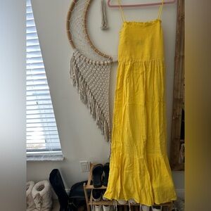 Vici Yellow Maxi Dress